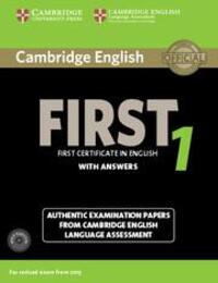 Cover: 9781107663312 | Cambridge English First 1 for Revised Exam from 2015 Student's Book...