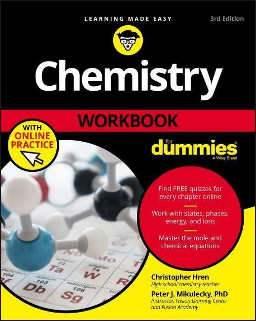 Cover: 9781119357452 | Chemistry Workbook for Dummies with Online Practice | Hren (u. a.)