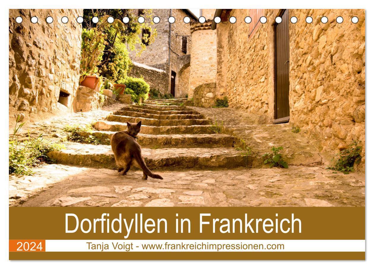 Cover: 9783383095337 | Dorfidyllen in Frankreich (Tischkalender 2024 DIN A5 quer),...