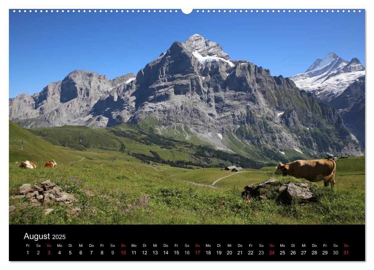 Bild: 9783435770267 | Berner Oberland (Wandkalender 2025 DIN A2 quer), CALVENDO...