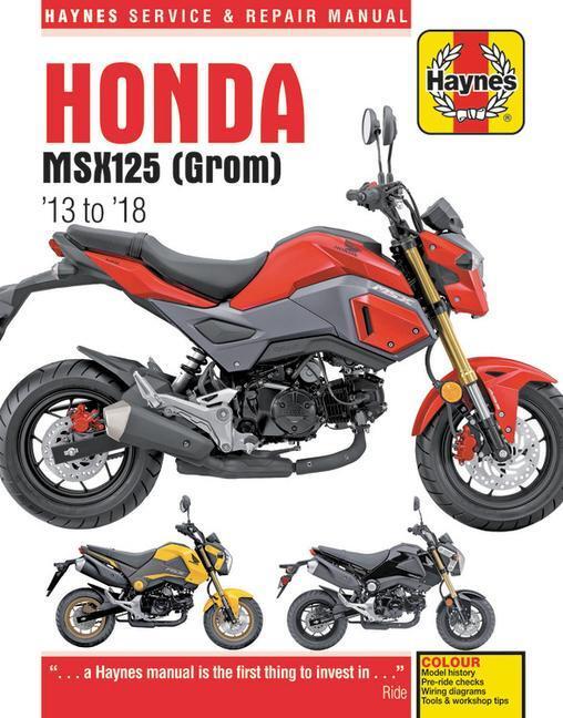 Cover: 9781785214264 | Honda MSX125 (Grom) (13-18) | Haynes Publishing | Taschenbuch | 2020