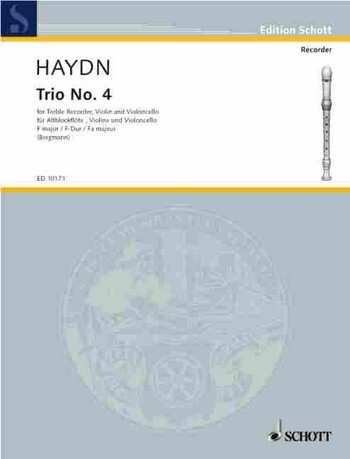 Cover: 9790220101342 | Trio in F Major op. 11/4 Hob. XI: 11 | Franz Joseph Haydn