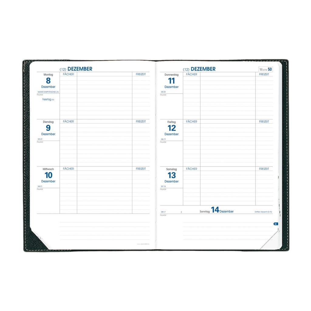 Bild: 3371010479887 | Taschenkalender Texthebdo Club himbeere 2024/2025 | Lehrerkalender