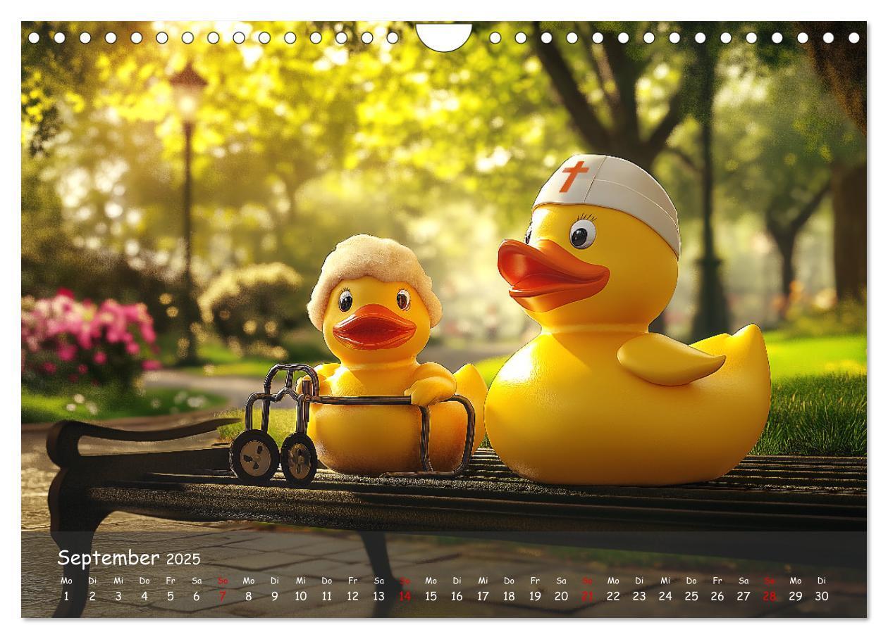 Bild: 9783457206645 | Badeenten Kalender - Quietscheenten in der Berufswelt (Wandkalender...