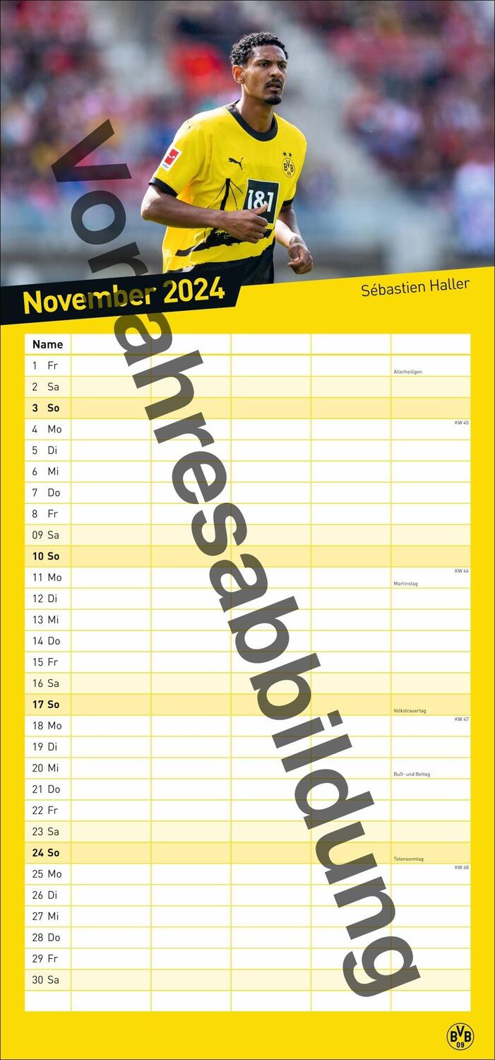 Bild: 9783756405459 | BVB Familienplaner 2025 | Heye | Kalender | Bundesliga Kalender Heye