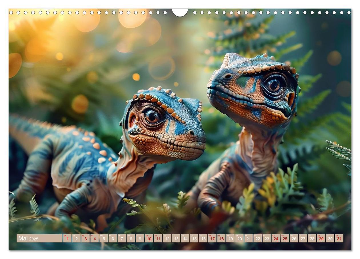 Bild: 9783383797347 | Dino-Babys (Wandkalender 2025 DIN A3 quer), CALVENDO Monatskalender