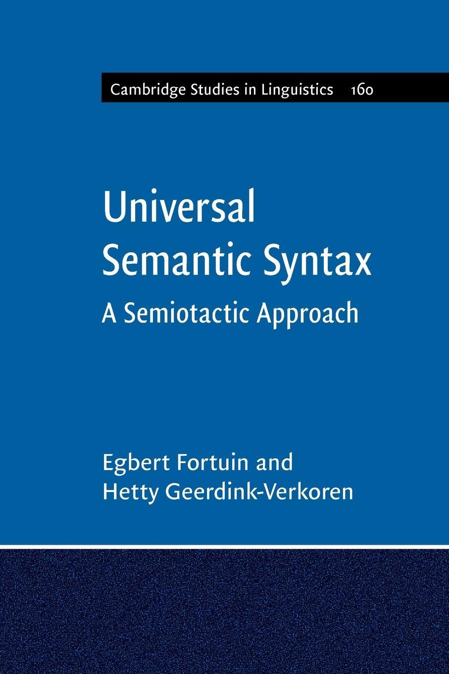 Cover: 9781108701587 | Universal Semantic Syntax | Egbert Fortuin (u. a.) | Taschenbuch