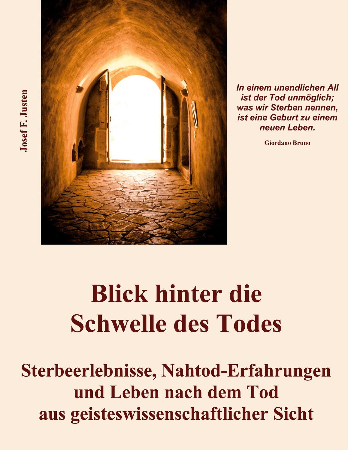 Cover: 9783734754180 | Blick hinter die Schwelle des Todes | Josef F. Justen | Buch | 308 S.