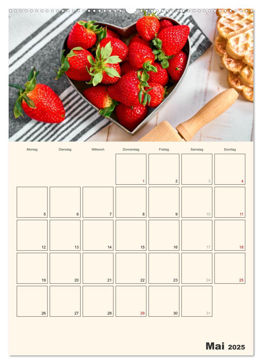 Bild: 9783457185285 | Obst Kalender - GESUND DURCH DAS JAHR (Wandkalender 2025 DIN A2...