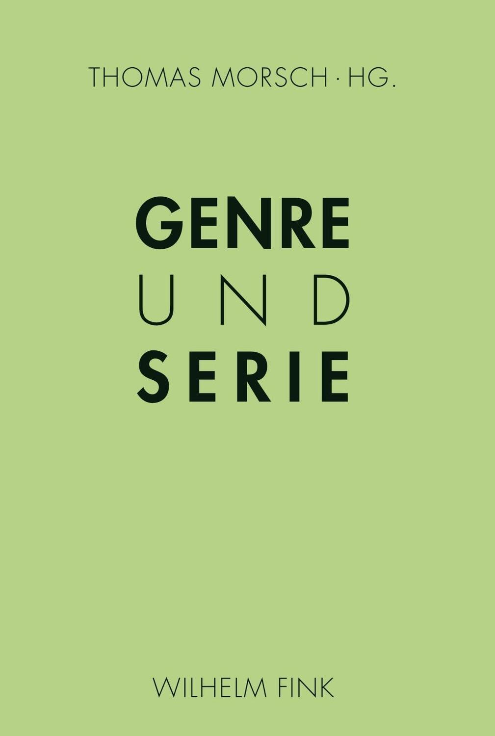 Cover: 9783770553617 | Genre und Serie | Taschenbuch | 416 S. | Deutsch | 2015