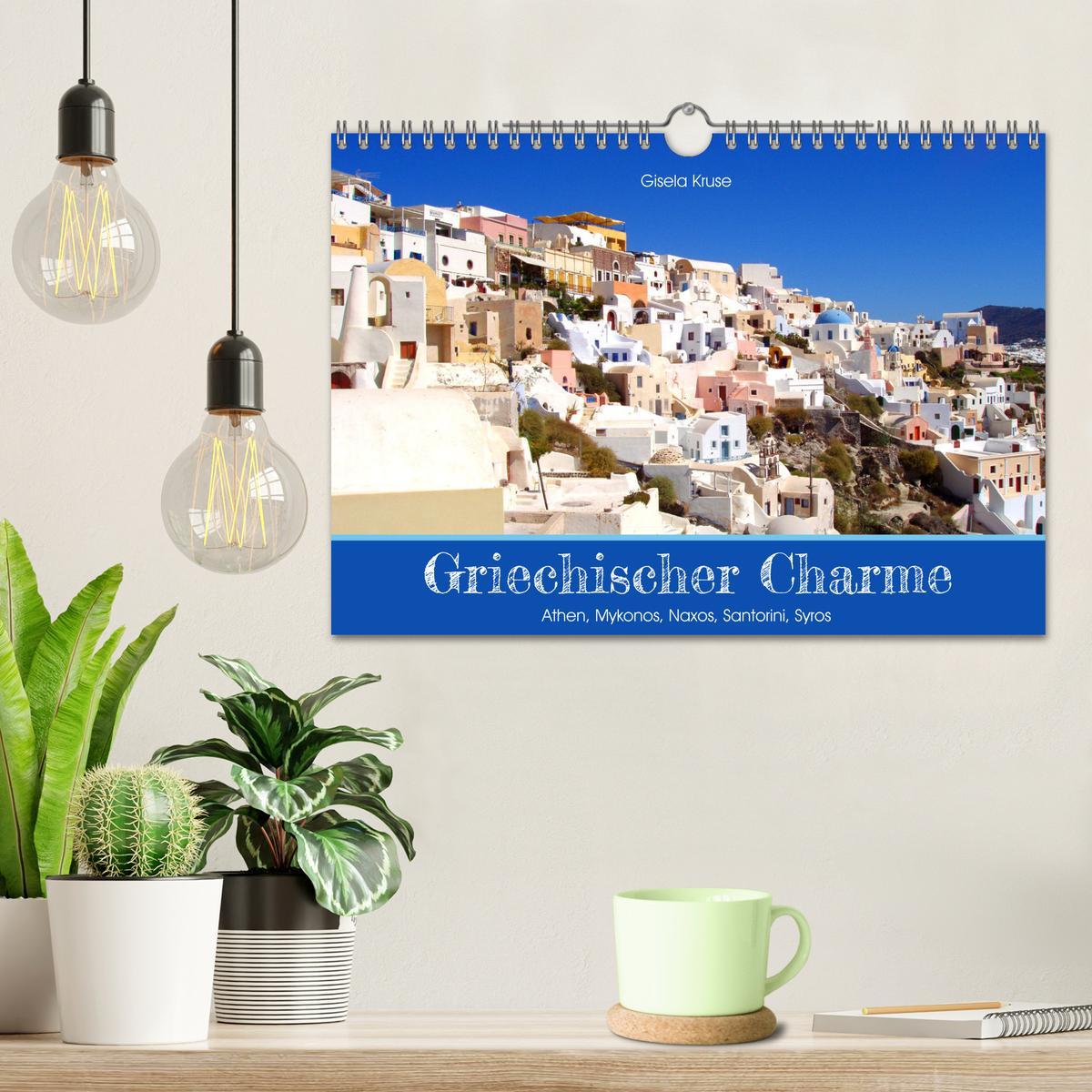 Bild: 9783383987526 | Griechischer Charme (Wandkalender 2025 DIN A4 quer), CALVENDO...