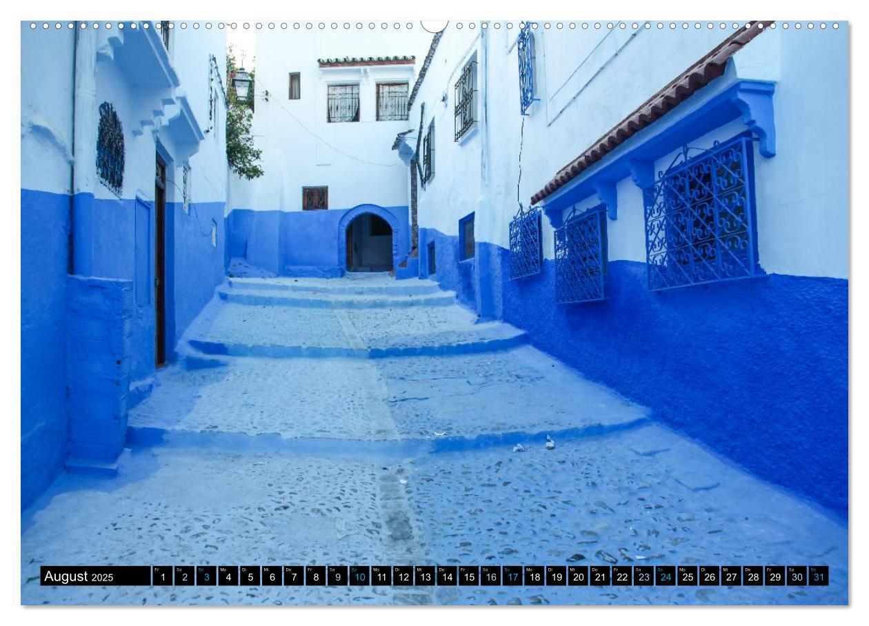 Bild: 9783435618439 | Chefchaouen - Sinfonie in Blau und Weiß (Wandkalender 2025 DIN A2...