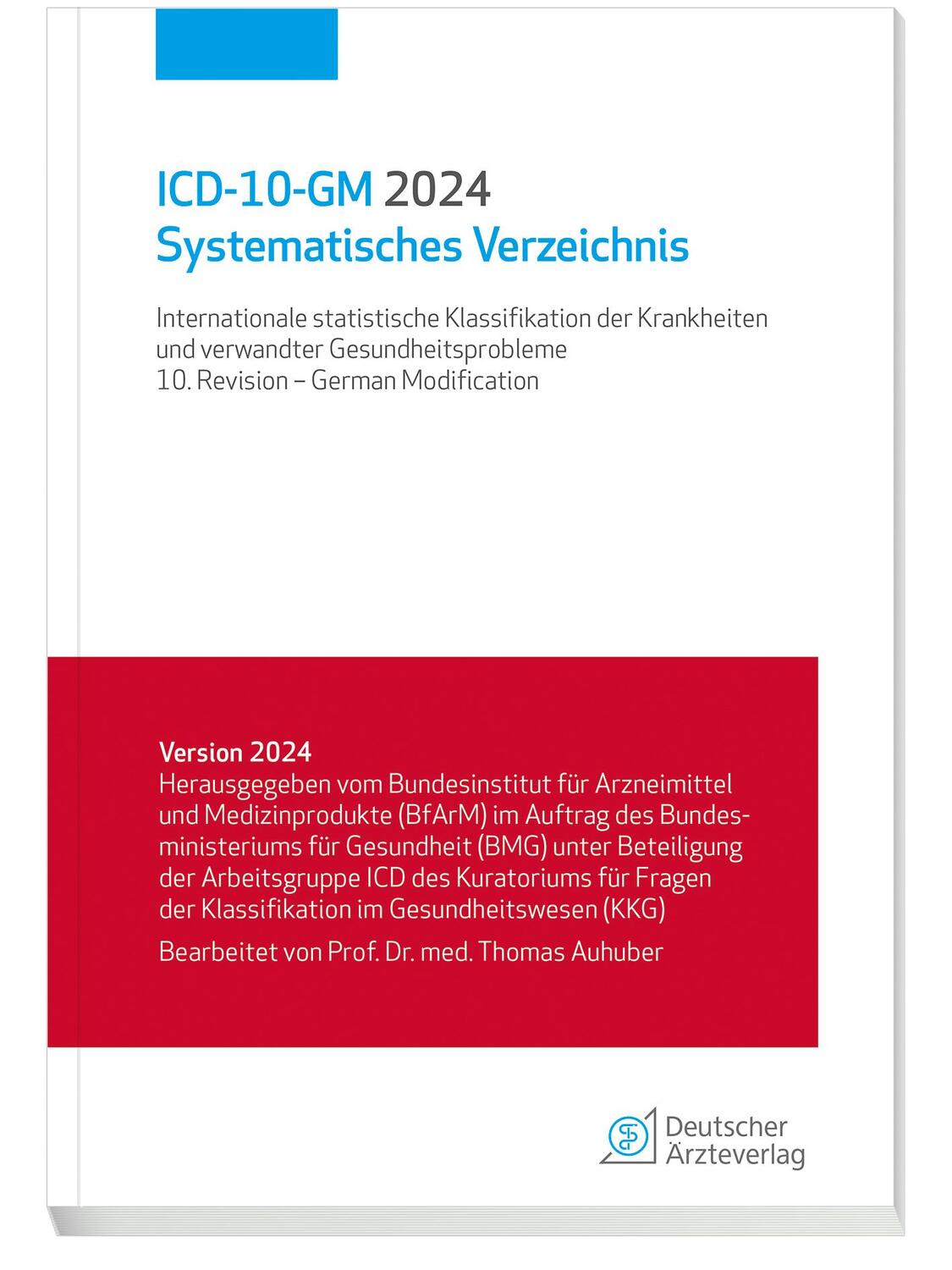Cover: 9783769138207 | ICD-10-GM 2024 Systematisches Verzeichnis | Taschenbuch | 790 S.
