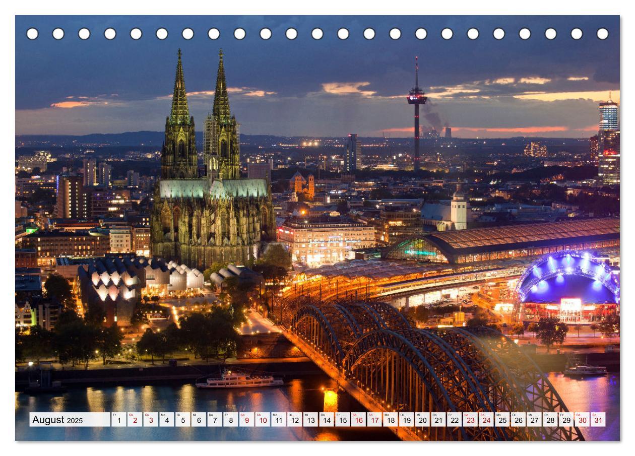 Bild: 9783383848650 | Cologne - Köln (Tischkalender 2025 DIN A5 quer), CALVENDO...