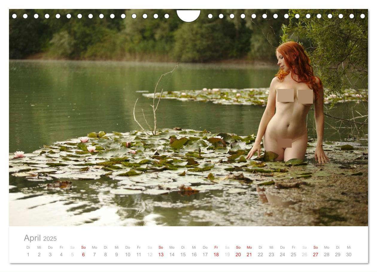 Bild: 9783435540358 | Wasser und Nymphen - Akt am Wasser (Wandkalender 2025 DIN A4 quer),...