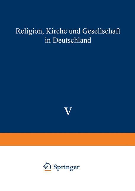 Cover: 9783810006998 | Religion, Kirche und Gesellschaft in Deutschland | Schäfers (u. a.)