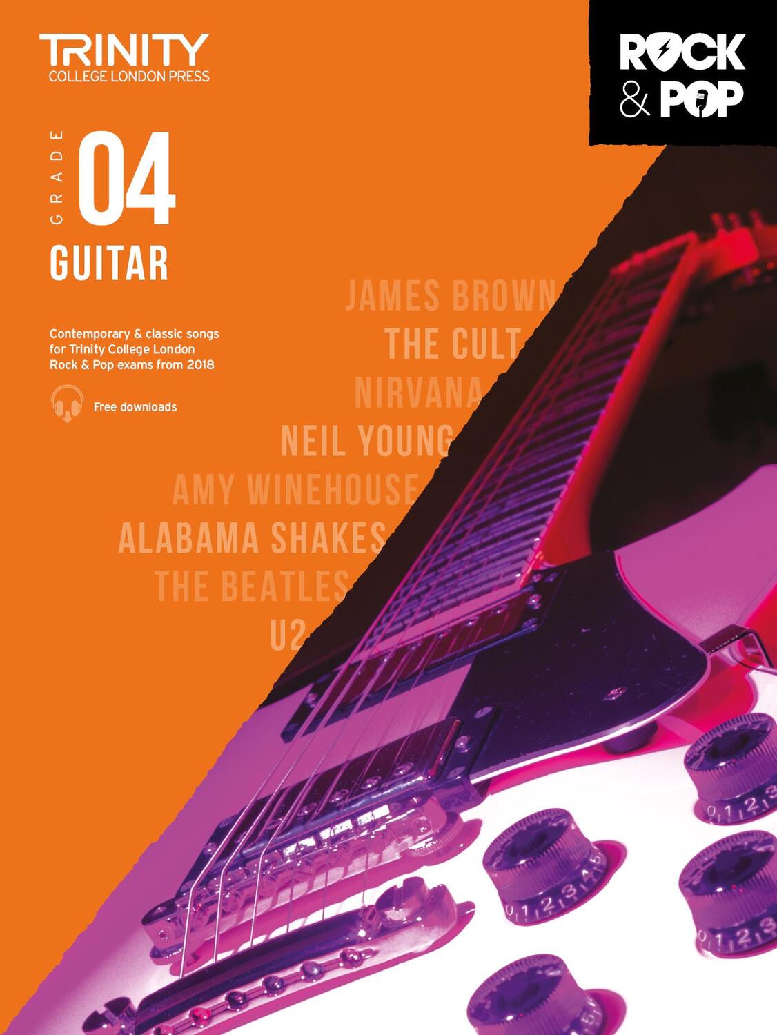 Cover: 9780857366511 | Trinity Rock &amp; Pop 2018 Guitar: Grade 4 | Taschenbuch | Englisch