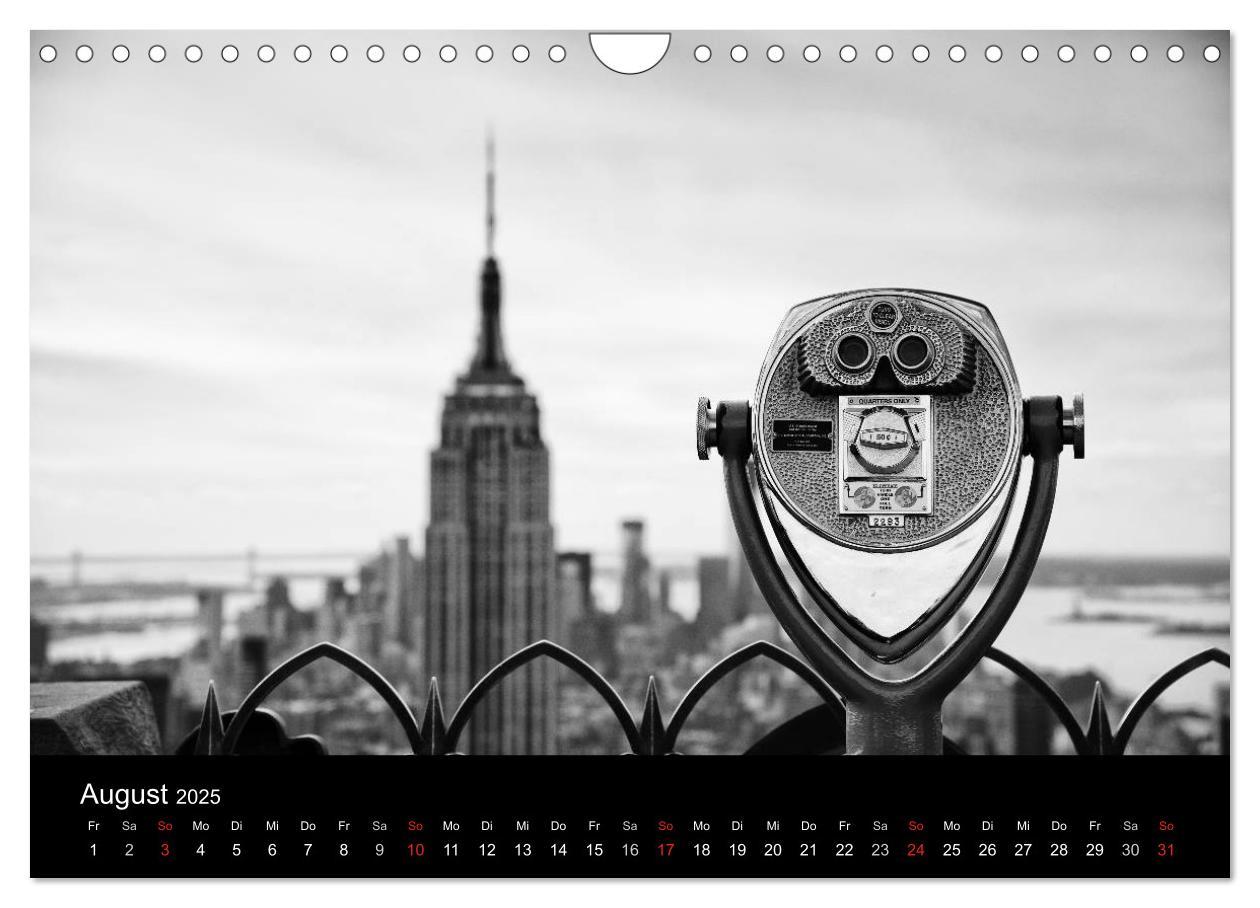 Bild: 9783435796021 | New York 2025 (Wandkalender 2025 DIN A4 quer), CALVENDO Monatskalender