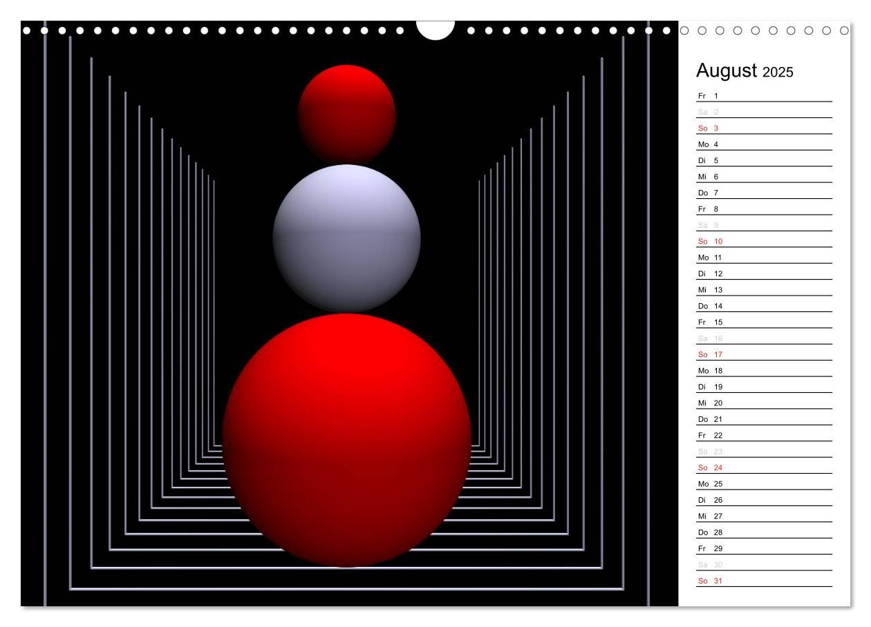 Bild: 9783435471171 | Mit Geometrie durch das Jahr (Wandkalender 2025 DIN A3 quer),...