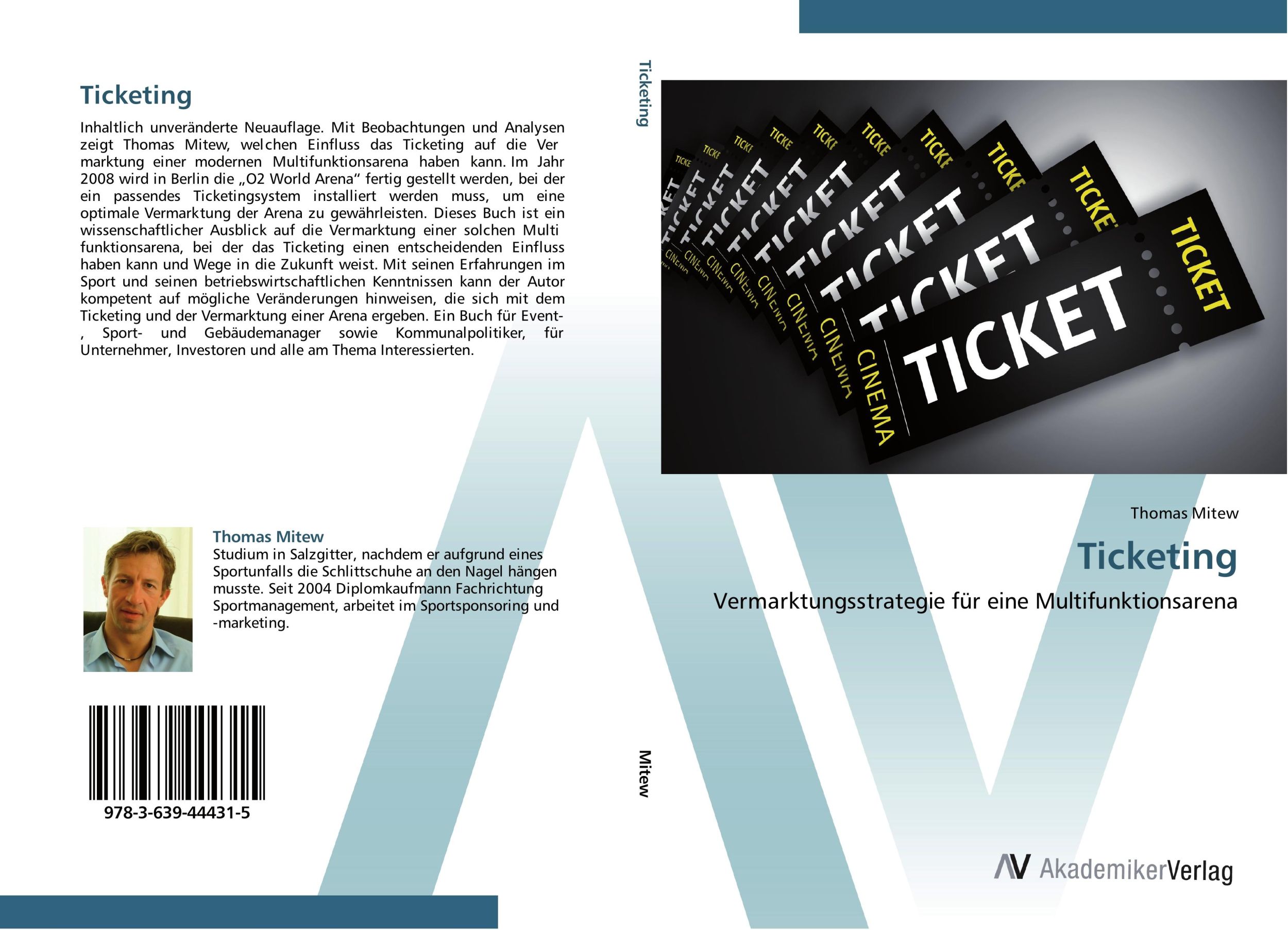 Cover: 9783639444315 | Ticketing | Vermarktungsstrategie für eine Multifunktionsarena | Mitew