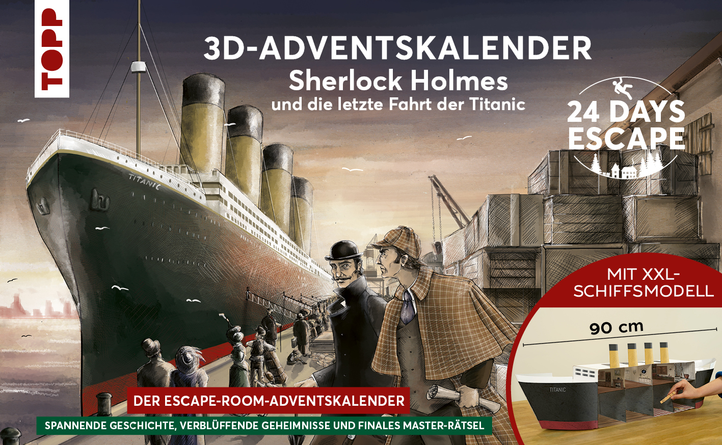 Cover: 4007742182922 | 24 DAYS ESCAPE 3D-Adventskalender - Sherlock Holmes und die letzte...
