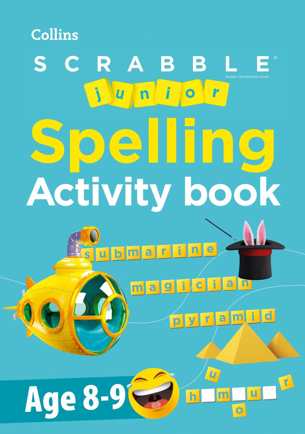 Cover: 9780008526214 | SCRABBLE (TM) Junior Spelling Activity Book Age 8-9 | Collins Scrabble