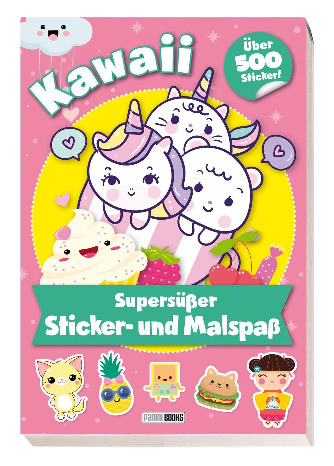 Cover: 9783833240577 | Kawaii: Supersüßer Sticker- und Malspaß | Block | Taschenbuch | 120 S.