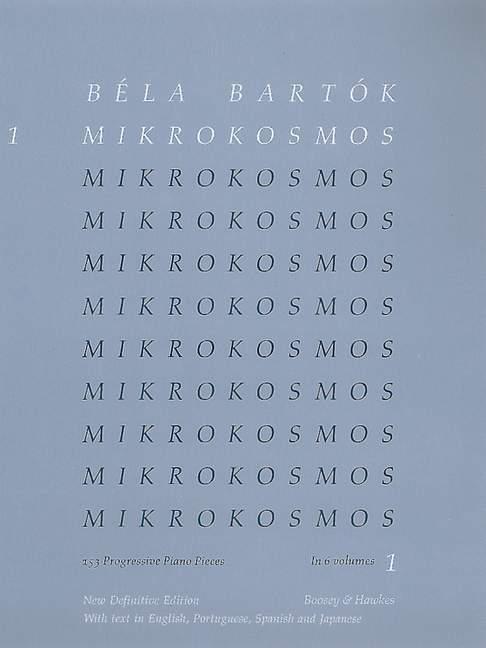 Cover: 9780851626079 | Bela Bartok - Mikrokosmos Volume 1 (Blue): 153 Progressive Piano...