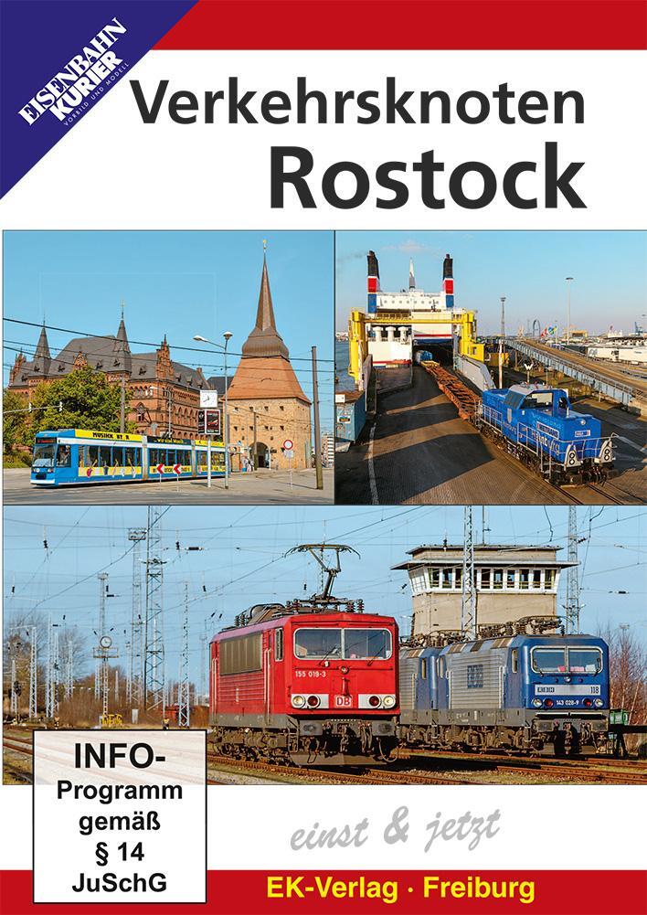 Cover: 4018876086116 | Verkehrsknoten Rostock | einst & jetzt | DVD | Deutsch | 2021