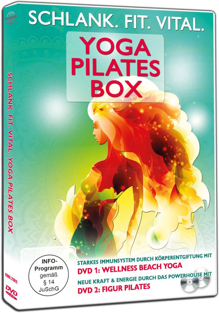 Cover: 4029378210114 | Schlank. Fit. Vital. Yoga Pilates Box, 2 DVD | DVD | Deutsch | 2021