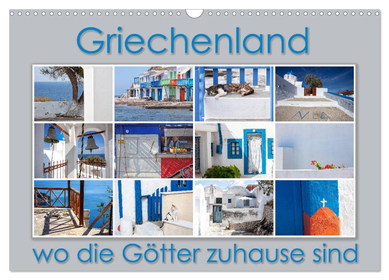 Cover: 9783675866188 | Griechenland - wo die Götter zuhause sind (Wandkalender 2024 DIN A3...