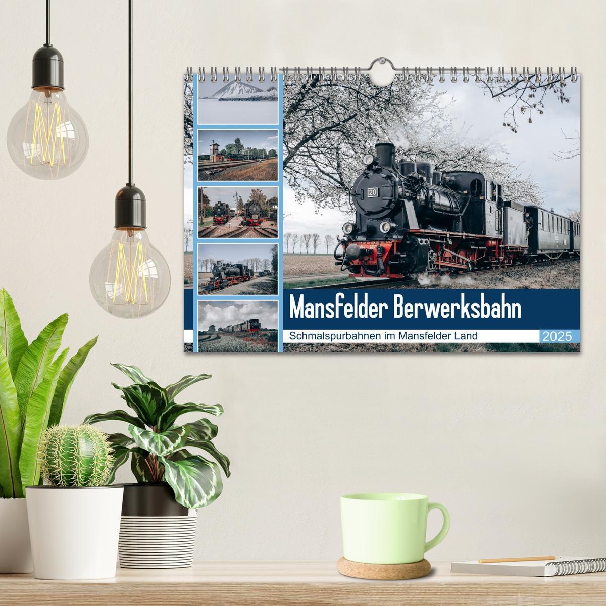 Bild: 9783435047147 | Die Mansfelder Bergwerksbahn (Wandkalender 2025 DIN A4 quer),...