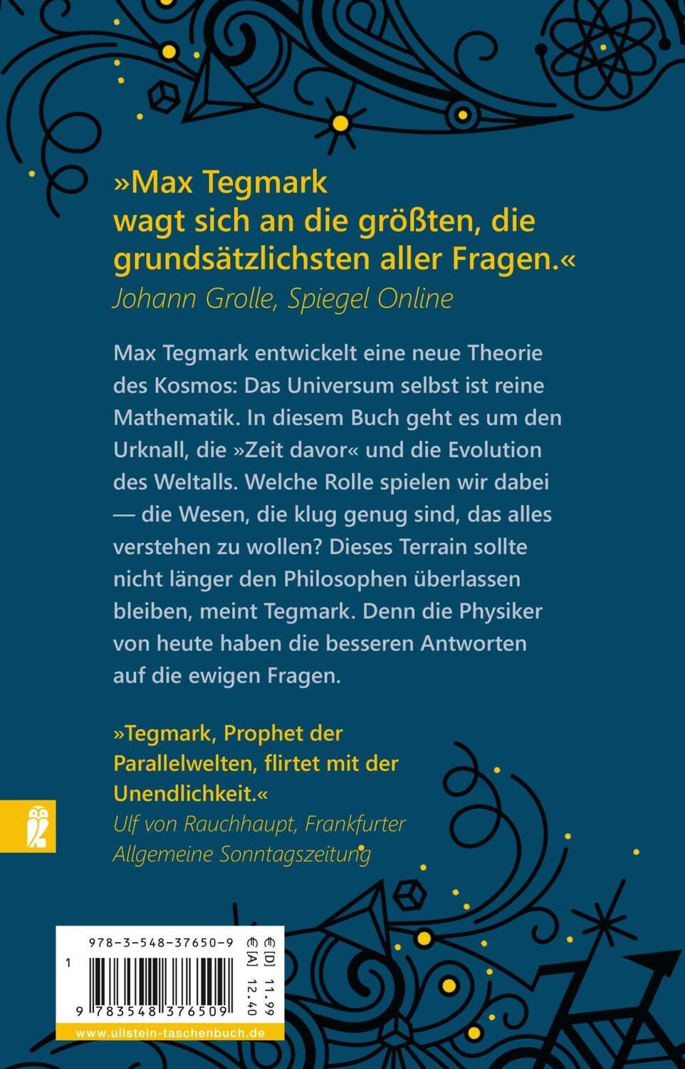 Rückseite: 9783548376509 | Unser mathematisches Universum | Max Tegmark | Taschenbuch | 608 S.