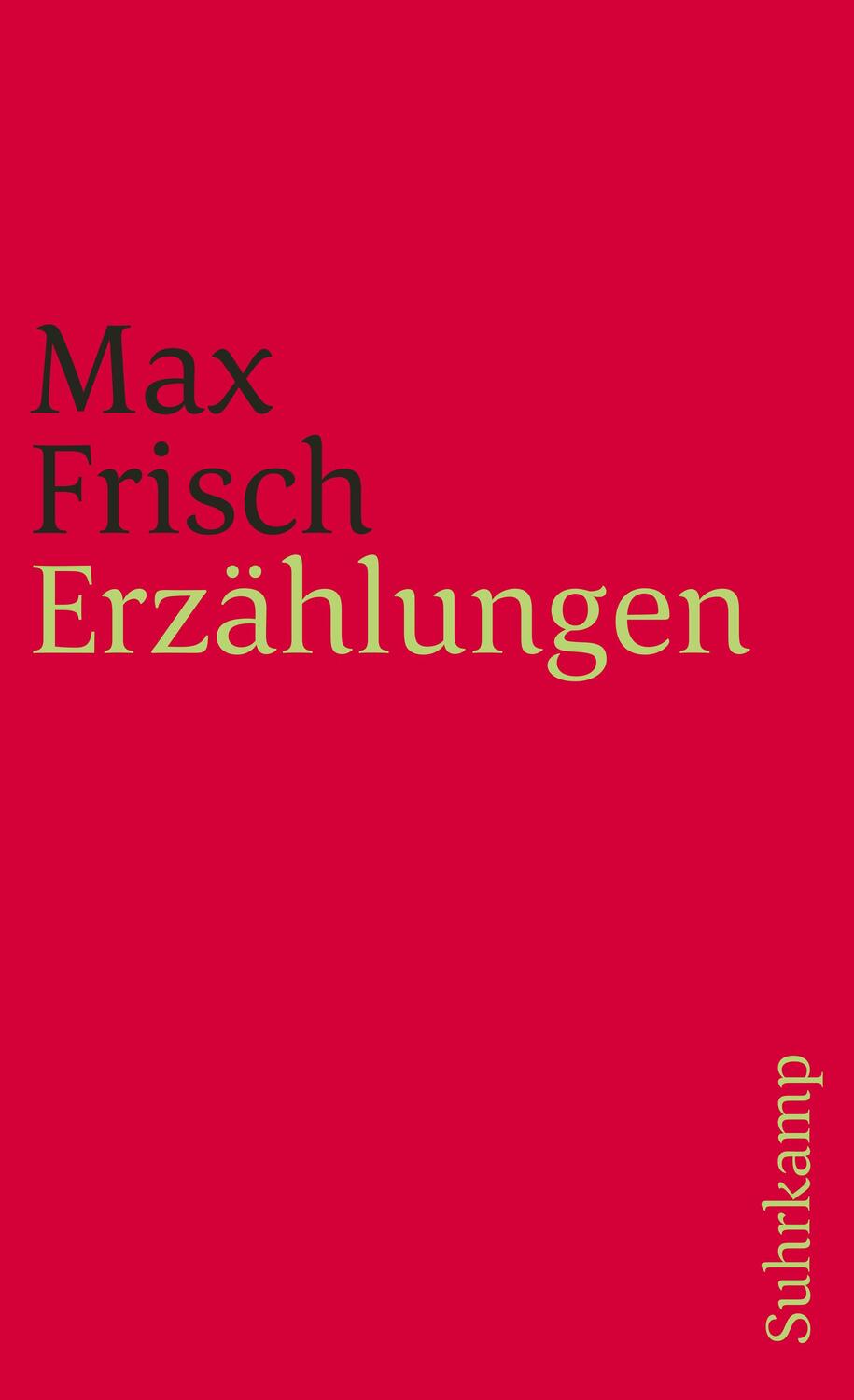 Cover: 9783518456583 | Erzählungen | Max Frisch | Taschenbuch | Deutsch | 2004 | Suhrkamp