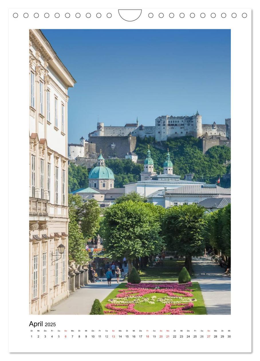 Bild: 9783457037294 | Wunderschönes SALZBURG (Wandkalender 2025 DIN A4 hoch), CALVENDO...