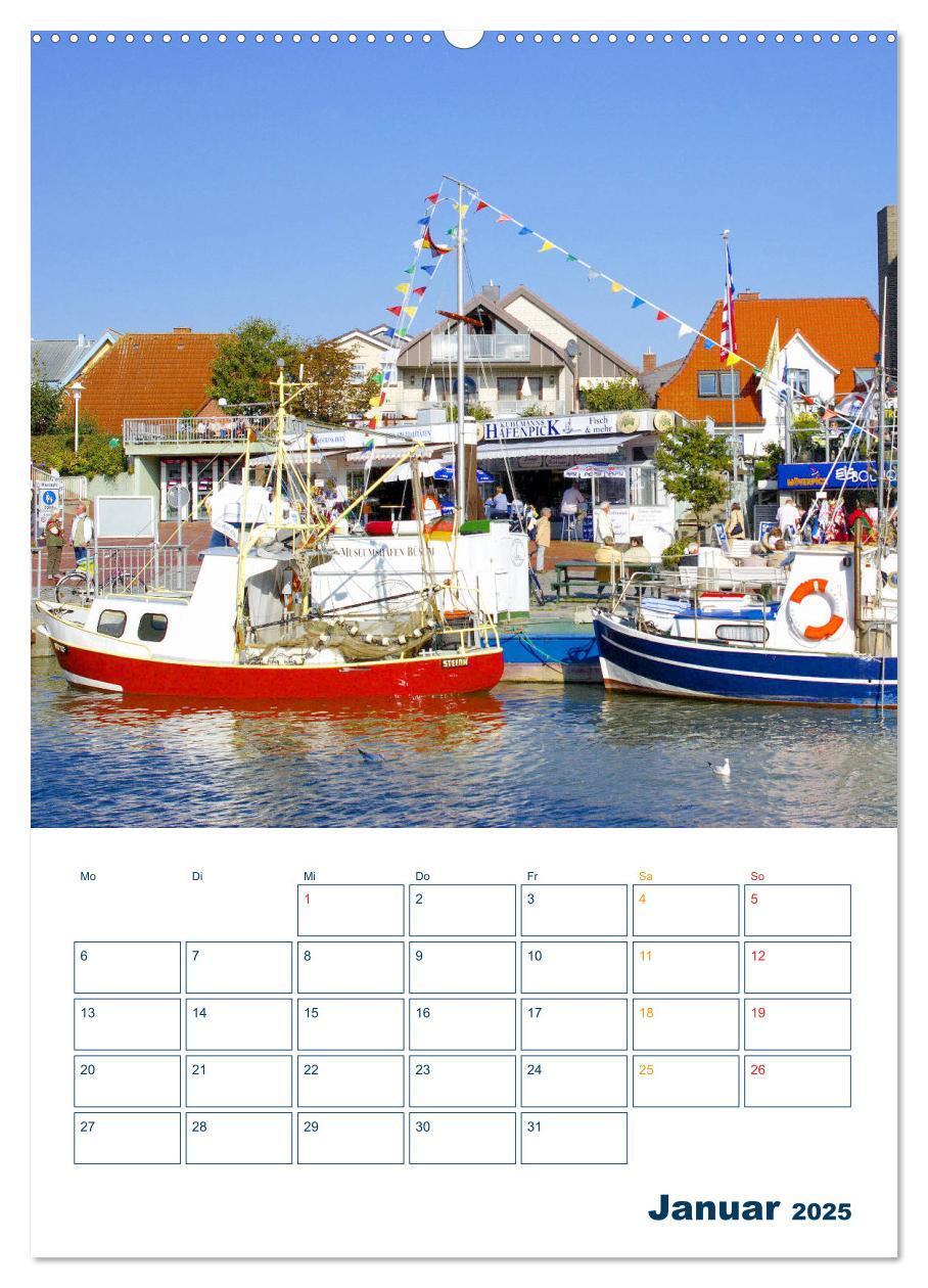 Bild: 9783435976058 | Vielseitiges Büsum (Wandkalender 2025 DIN A2 hoch), CALVENDO...