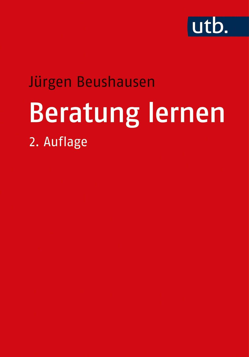 Cover: 9783825253233 | Beratung lernen | Jürgen Beushausen | Taschenbuch | 396 S. | Deutsch