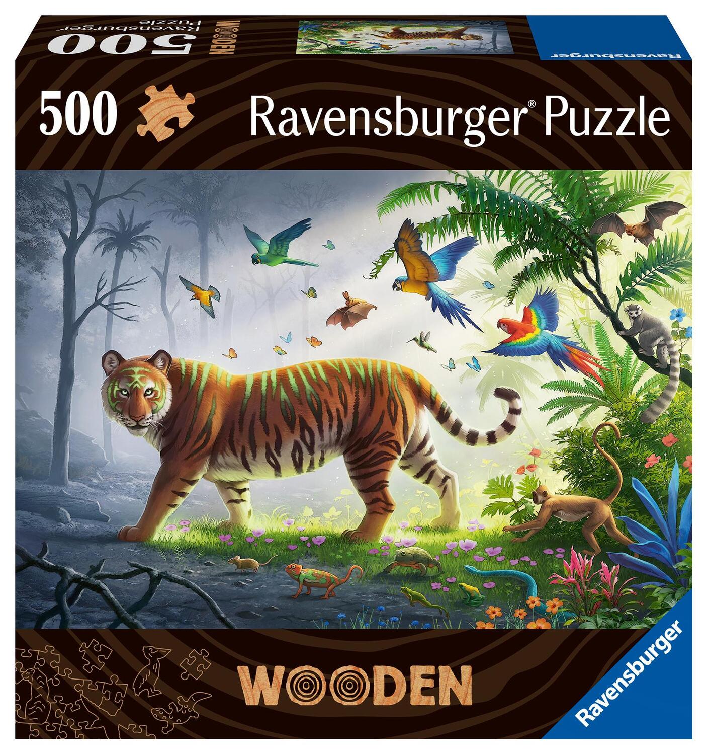 Cover: 4005556175147 | Ravensburger Puzzle 17514 - Tiger im Dschungel - 500 Teile...