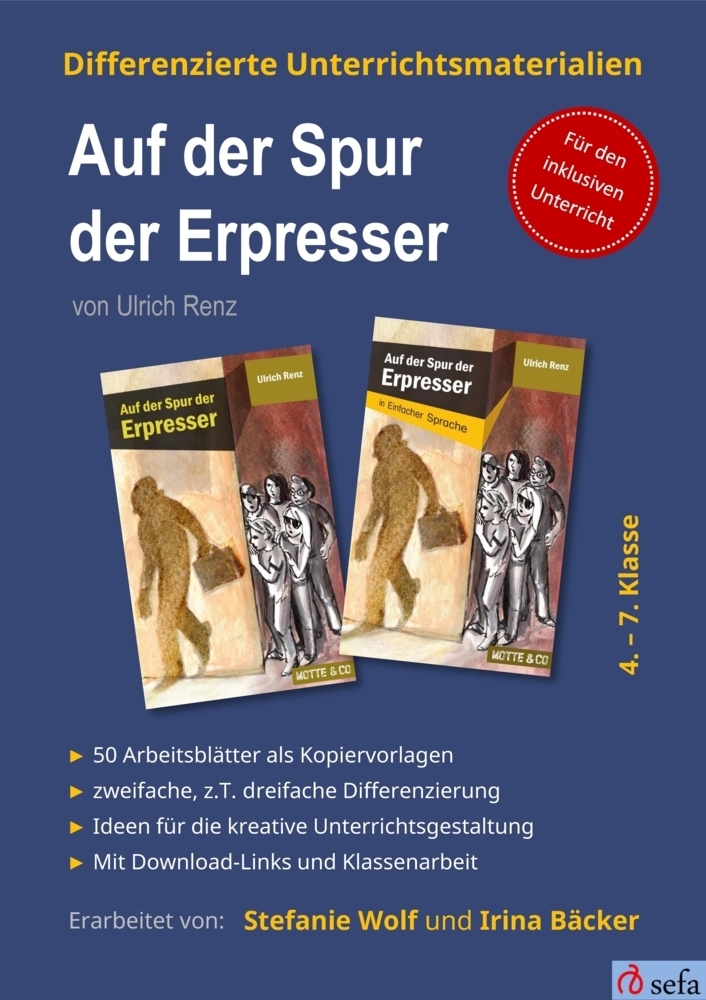 Cover: 9783945090466 | Differenzierte Unterrichtsmaterialien zum Kinderkrimi "Auf der Spur...