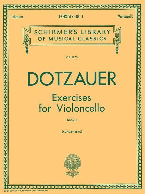 Cover: 9780793591480 | Exercises for Violoncello - Book 1 | J. Klingenberg | Taschenbuch