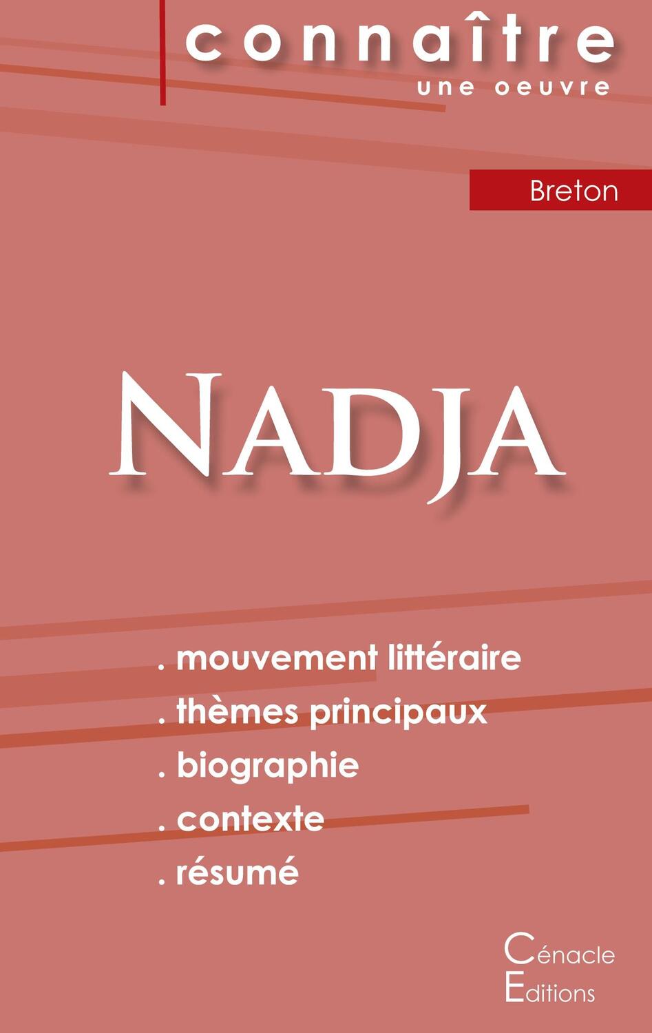 Cover: 9782367888064 | Fiche de lecture Nadja de Breton (Analyse littéraire de référence...
