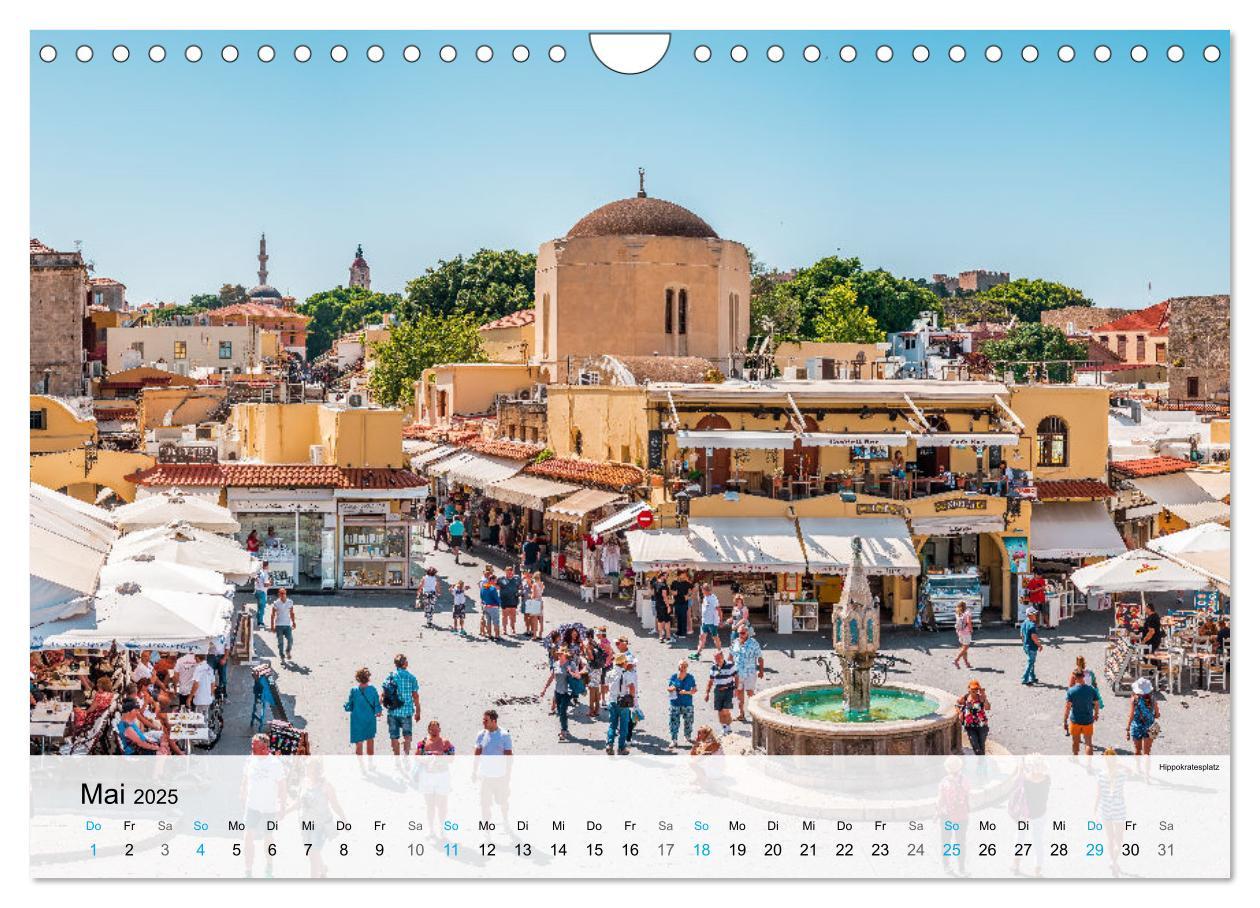 Bild: 9783383926563 | Rhodos - Die Highlights der Insel (Wandkalender 2025 DIN A4 quer),...