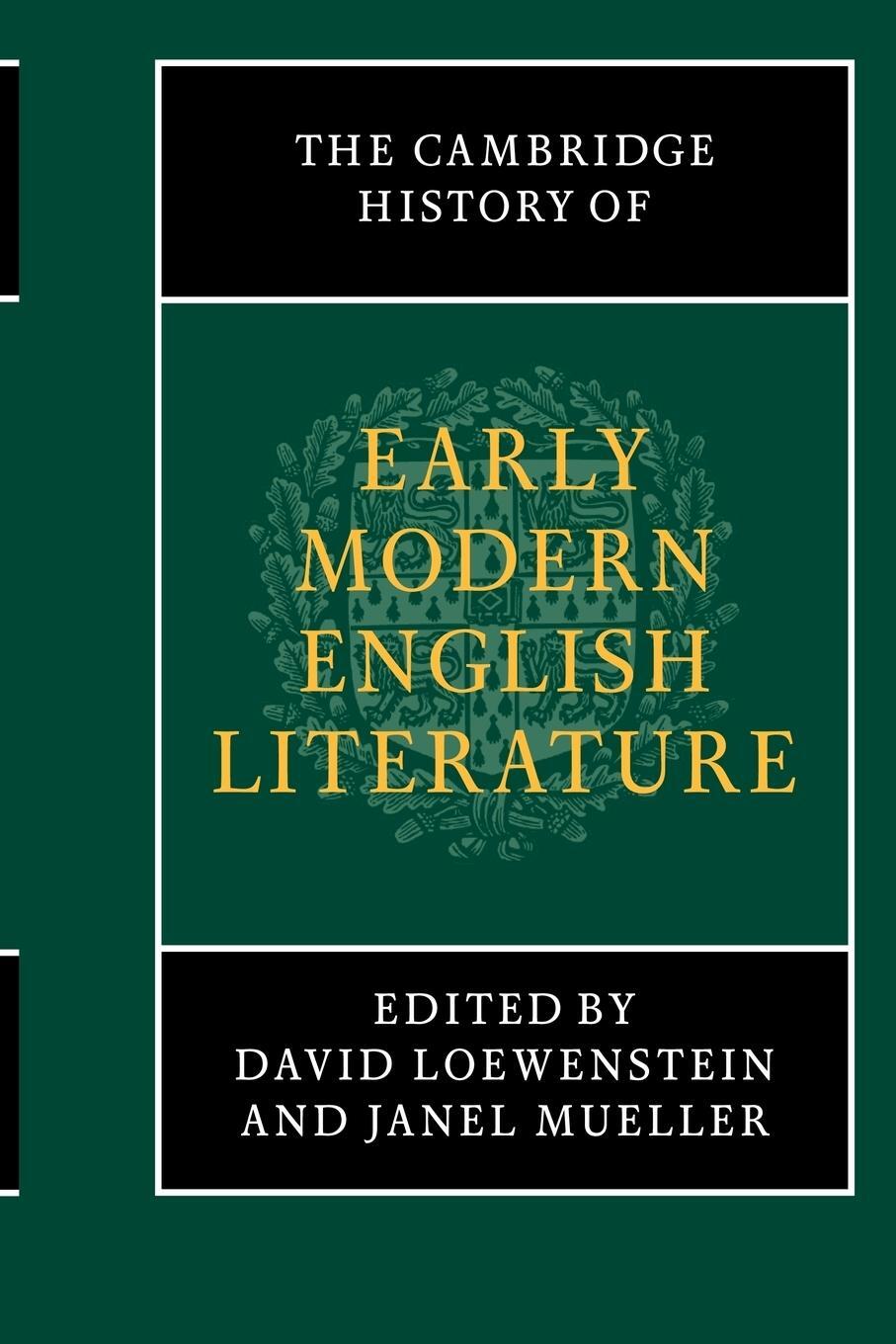 Cover: 9780521684996 | The Cambridge History of Early Modern English Literature | Mueller
