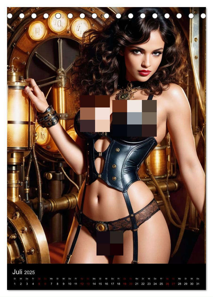 Bild: 9783383761539 | Sexy Steampunk (Tischkalender 2025 DIN A5 hoch), CALVENDO...