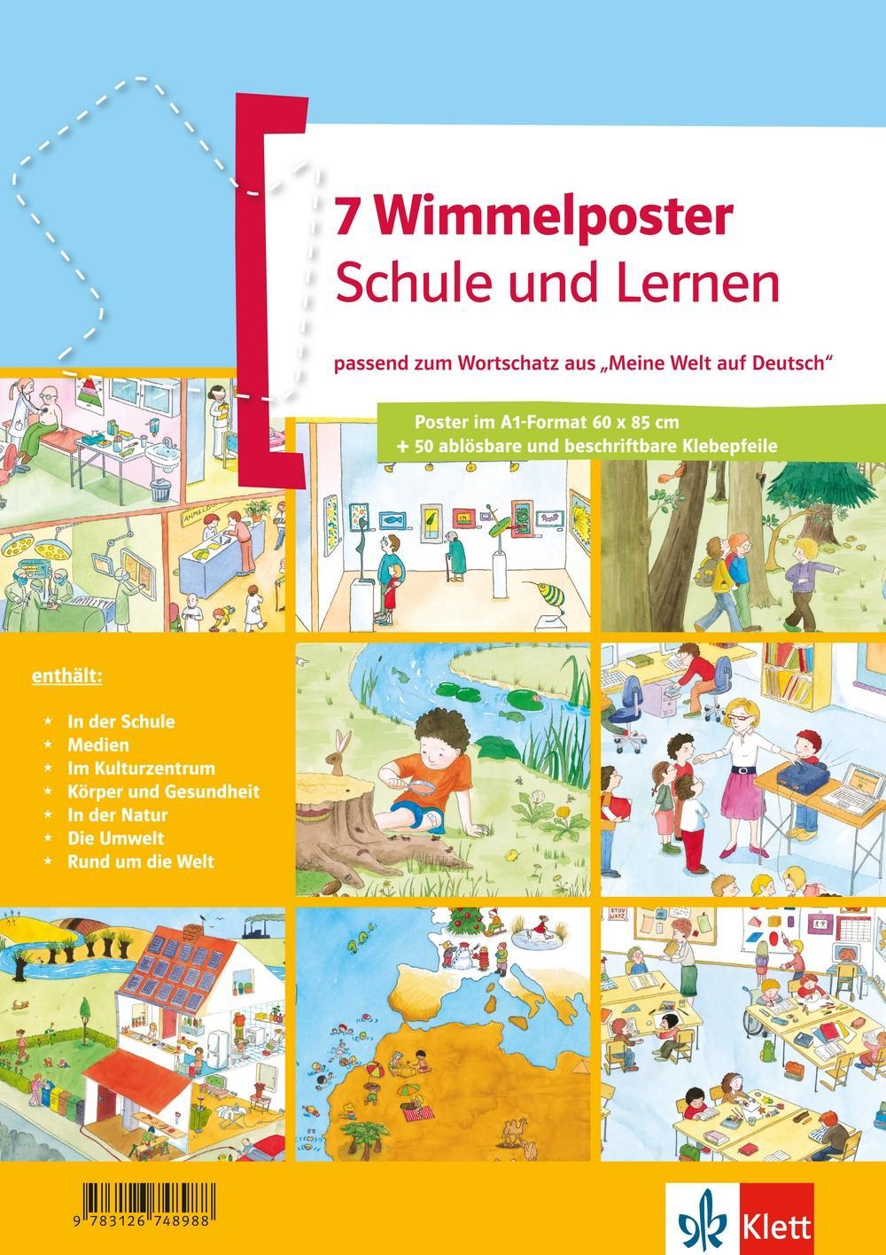 Cover: 9783126748988 | Wimmelposter Schule und Lernen | Mehrteiliges Produkt, eingeschweißt