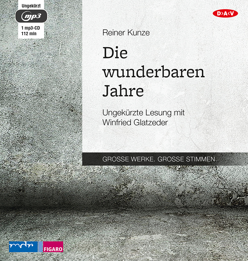 Cover: 9783862315673 | Die wunderbaren Jahre, 1 Audio-CD, 1 MP3 | Ungekürzte Lesung | Kunze