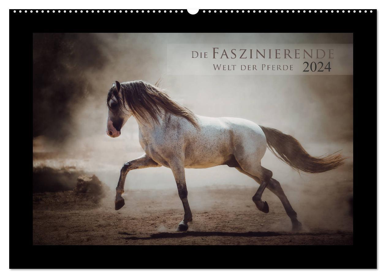 Cover: 9783383045448 | Die Faszinierende Welt der Pferde (Wandkalender 2024 DIN A2 quer),...