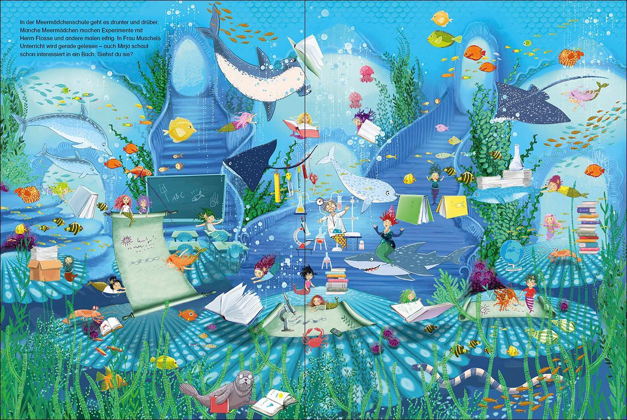Bild: 9783743209220 | Wo ist das kleine Meermädchen? | Papp-Wimmelbuch für Kinder ab 2 Jahre