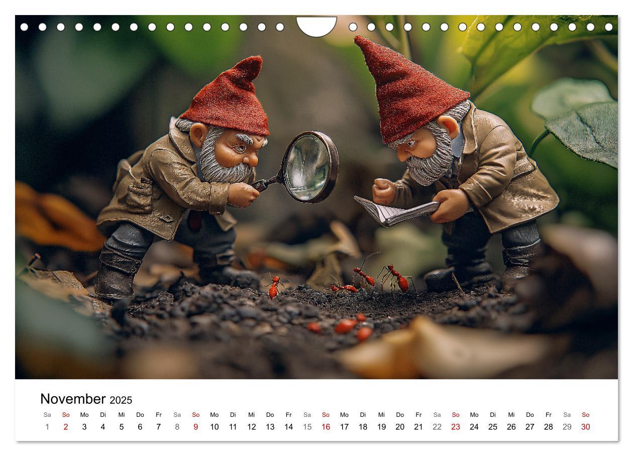 Bild: 9783457204108 | Berufe der Gartenzwerge (Wandkalender 2025 DIN A4 quer), CALVENDO...