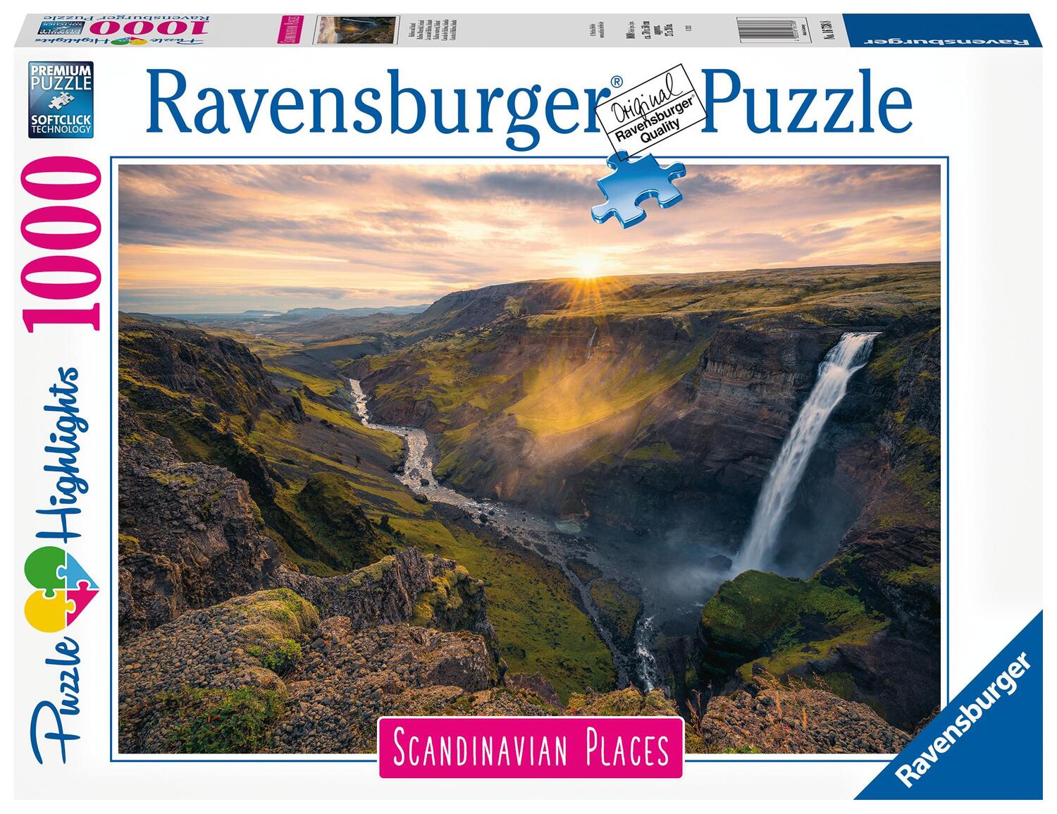 Cover: 4005556167388 | Ravensburger Puzzle Scandinavian Places 16738 - Haifoss auf Island...